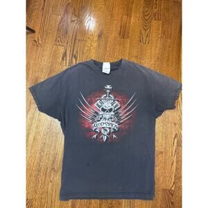 Godsmack Skull Dagger Band Tee L – Tennessee River Black 100% Cotton